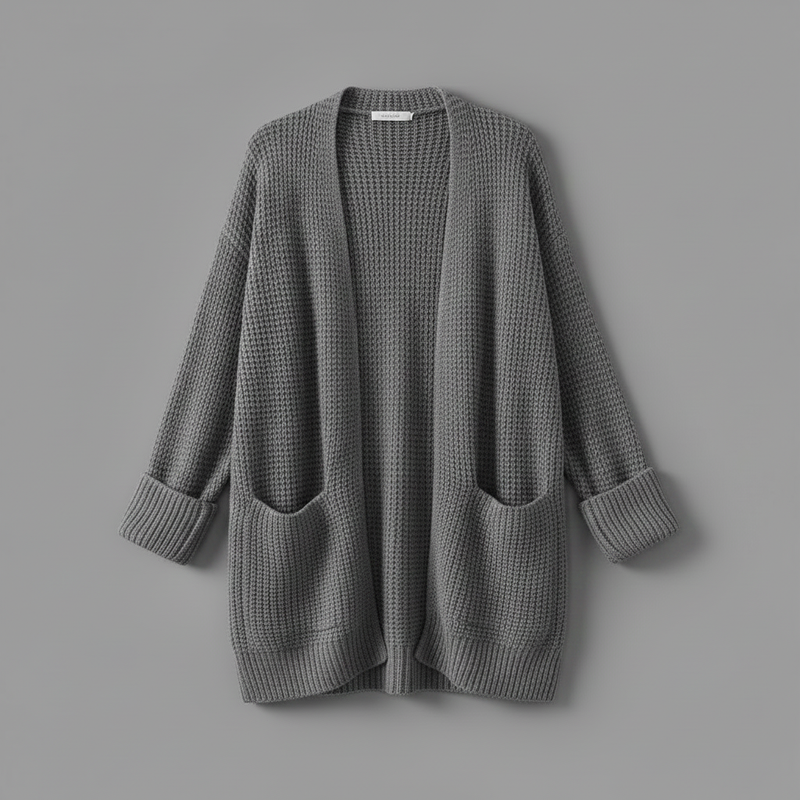 Elegant Black Cardigan | Women's Long Cardigan Sweater