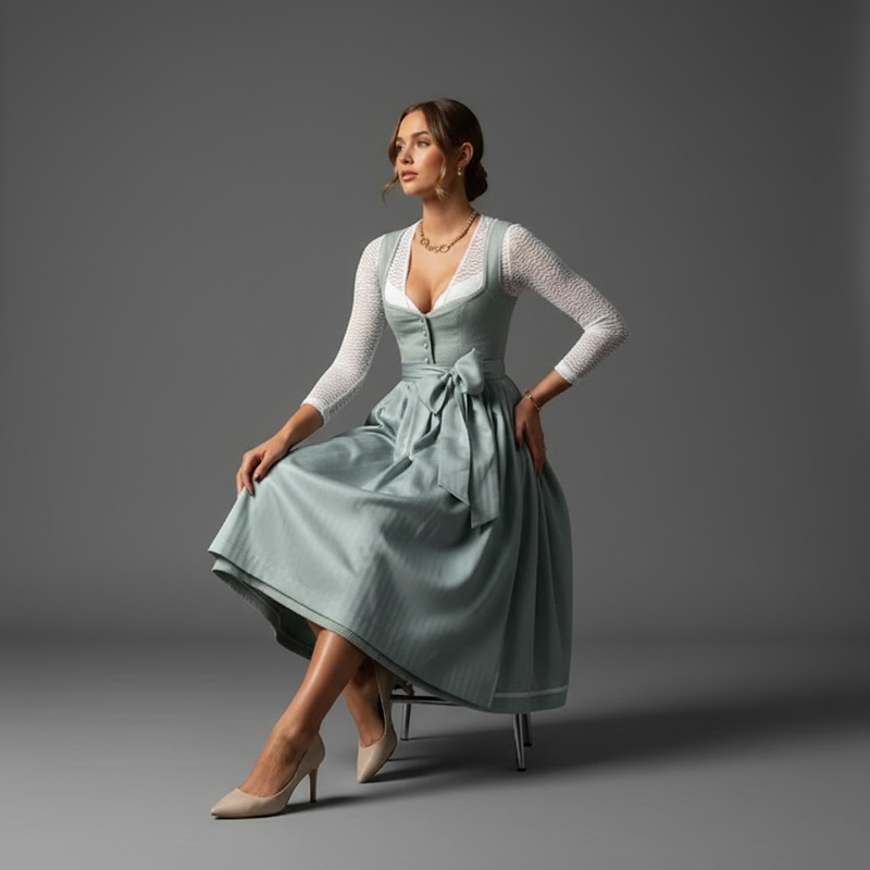 Elegant Dirndl Costume Dress | Women's Dress