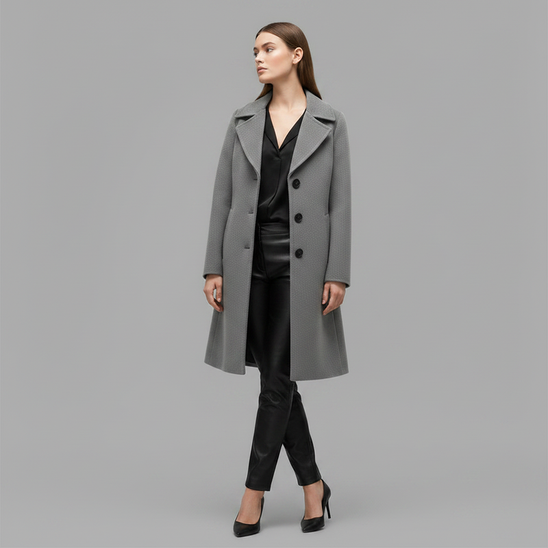 Elegant Women's Wool Coat | Stylish Trench Outerwear