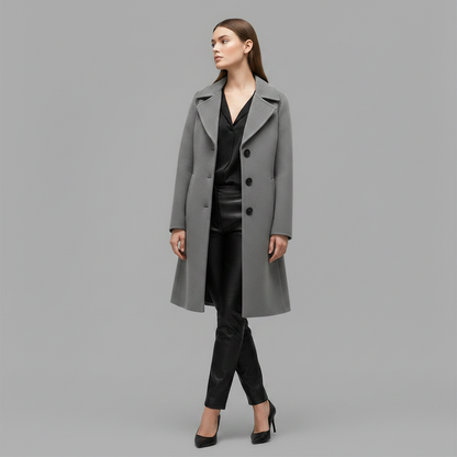 Elegant Women's Wool Coat | Stylish Trench Outerwear