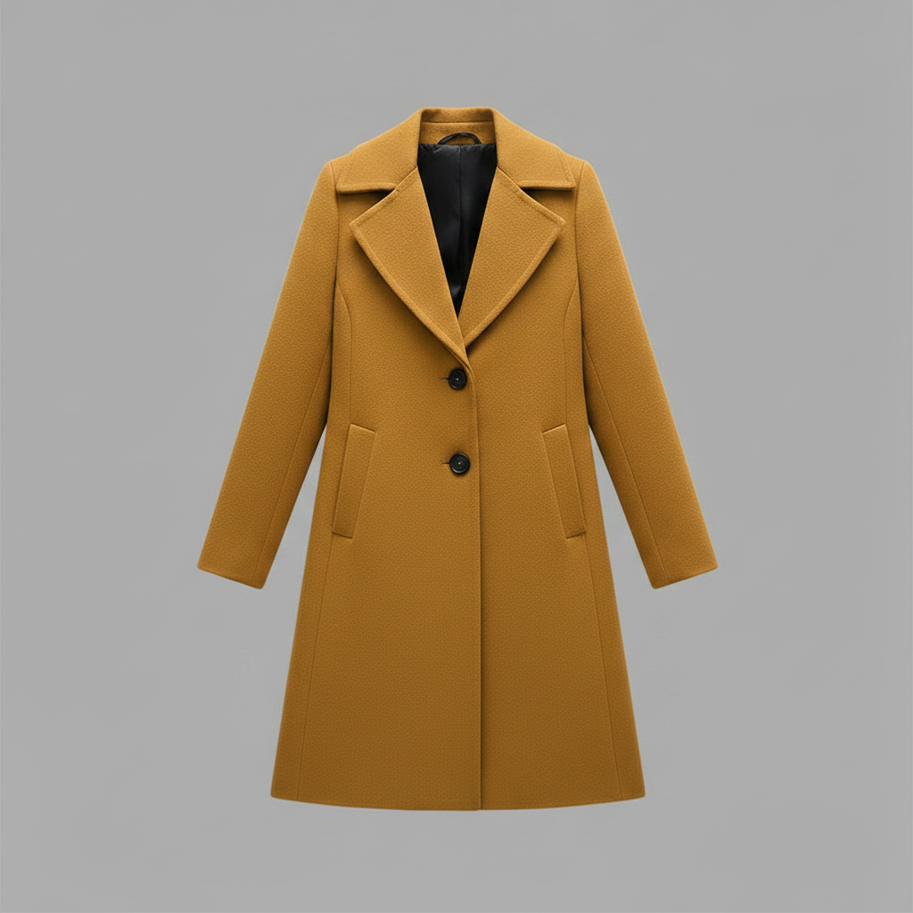 Elegant Women's Wool Coat | Stylish Trench Outerwear