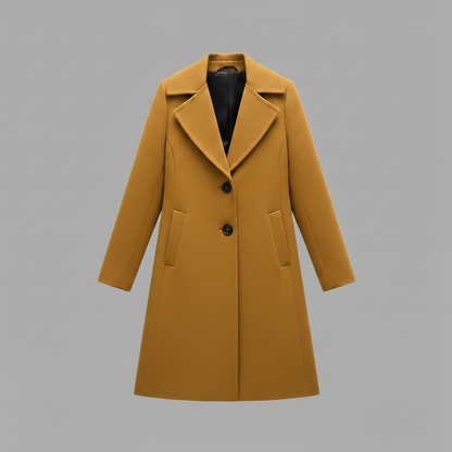 Elegant Women's Wool Coat | Stylish Trench Outerwear