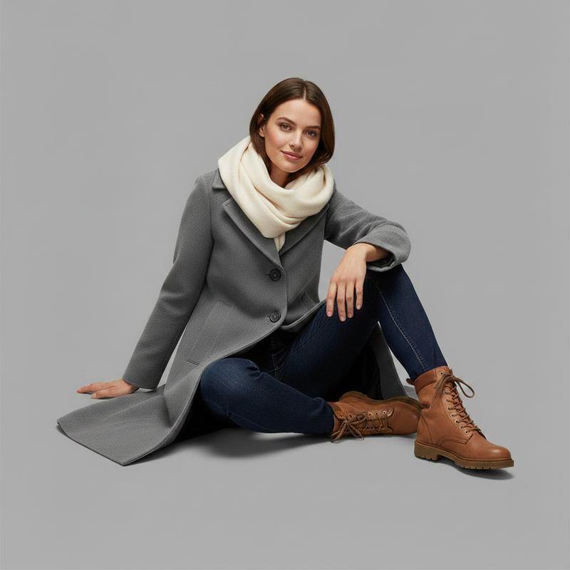 Elegant Women's Wool Coat | Stylish Trench Outerwear