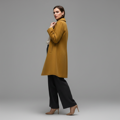 Elegant Women's Wool Coat | Stylish Trench Outerwear
