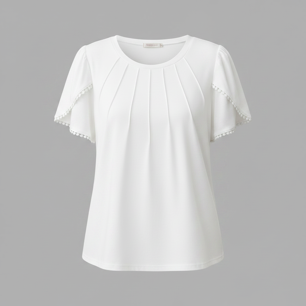 White Women's Blouse | Casual Summer Top