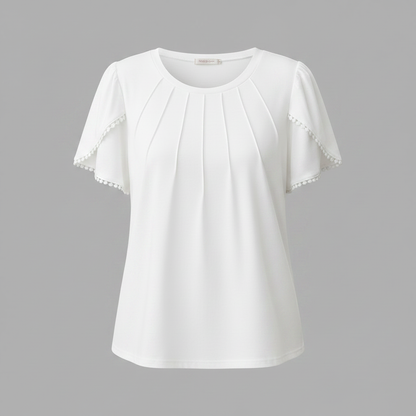White Women's Blouse | Casual Summer Top