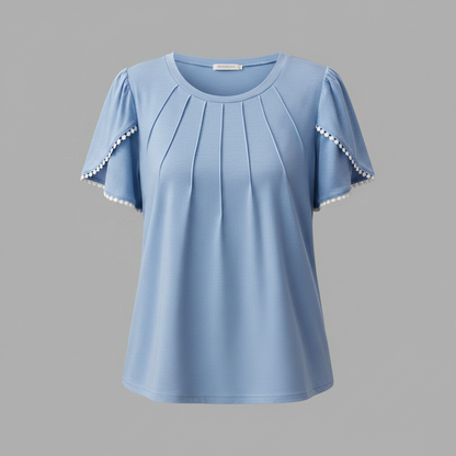 White Women's Blouse | Casual Summer Top